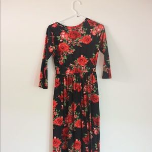 Reborn and J Floral Maxi Dress